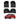 Car Floor Mats for Hyundai I-20 in Black Rubber, Custom Fit for 2020 Onwards Models