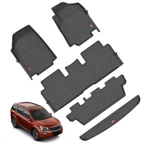 Durable car floor mats for Mahindra Xuv-500 designed to fit 2012 to 2021 models with anti-slip features
