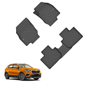 Durable Car Floor Mats for Skoda Kushaq with a Non-Slip Design for Ultimate Protection