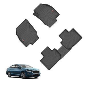 Black Car Floor Mats for Skoda Slavia designed for maximum protection and comfort in vehicles