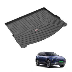 Car Trunk Mat for Tata Harrier EV featuring durable waterproof material for optimal protection