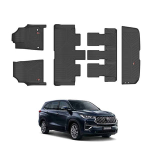 Car Floor Mats for Toyota Hycross designed for all-weather protection and easy cleaning