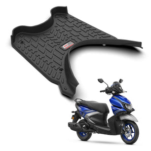 Black durable YAMAHA RAY ZR Mat floorboard designed for 2020 onwards Yamaha Ray ZR scooter