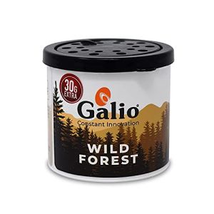 Galio Car Air Freshener Gel Based Container (Wild Forest, Pack of 1 (90g)