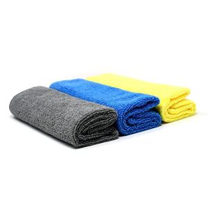 GFX Microfiber Cloth - 40x40 cm, Pack of 3pcs, High-Performance Super Soft Ultra Absorbent Multi-Purpose Car Towel