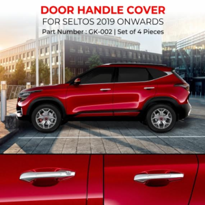 Galio Car Chrome Door Handle Cover Garnish For KIA Seltos 2019 Onward